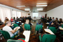 Nesta terça-feira (25), avaliadores educacionais, que compõem a rede de assistência técnica para monitoramento e avaliação dos planos municipais de educação, participaram do treinamento ofertado pela Secretaria Estadual da Educação, em Curitiba. Durante o curso os profissionais trabalharam a atualização das informações relativas aos Planos Estadual e Municipais de Educação.