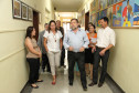 Flávio Arns e equipe do Núcleo Regional de Curitiba promovem diálogo com comunidade escolar para realização de melhorias nas escolas. Foto da visita ao Colégio Estadual Elias Abrahão.