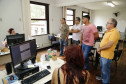 Secretaria Estadual de Educação do Paraná; Gurpo de funcionários da prefeitura municipal de Ceará Mirin do estado do Rio Grande do Norte visitam o Departamento de Políticas Tecnológica (DPTE). 20-03-18. Foto: Hedeson Alves
