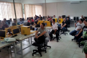 O Núcleo de Informática e Informações da Secretaria da Educação do Paraná (SEED) reuniu técnicos de suporte de todos os Núcleos Regionais de Educação (NRE) em Curitiba, nesta segunda e terça-feira (26 e 27) para treinamento. 