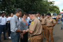 O Colégio da Polícia Militar em Londrina, que abriga 362 alunos, foi inaugurado oficialmente pelo governador Beto Richa nesta quarta-feira (04), em solenidade com a presença de comandantes da corporação, alunos, pais e a comunidade. Na inauguração, Richa confirmou a implantação de mais três unidades, em Pato Branco, Cornélio Procópio e Cascavel. A autorização será assinada nesta quinta-feira (5).