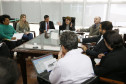 Secretaria Estadual de Educação do Paraná; Reunião com a Secretária Lucia Cortez no gabinete com representantes da APP. 17-04-18. Foto: Hedeson Alves