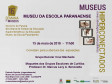 Abertura das exposições
15 de maio de 2018 – 11h00
– Grupo Escolar Cruz Machado
– Maquetes dos Grupos Escolares de Curitiba
Professor Dr. Marcus Levy A. Bencostta