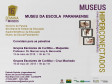 Palestras:
– Grupos Escolares de Curitiba – Maquetes
Professor Dr. Marcus Levy A. Bencostta
15 de maio de 2018 I 9h às 11h<br />
<br />
– Grupos Escolares de Curitiba – Cruz Machado
16 de maio de 2018 I 9h às 11h