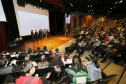 Secretaria Estadual de Educação do Paraná; Abertura do Festival de Matemática no teatro da Fiep em Curitiba com a presença da Superintendente da EducaçãoInes Carnieletto. 07-05-18. Foto: Hedeson Alves