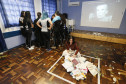 Secretaria Estadual de Educação do Paraná; Colégio Estadual Roberto Langer Júnior que tem projetos contra a prática de bullyng como peça de teatro, na foto trabalho sobre o Holocausto. 02-05-18. Foto: Hedeson Alves