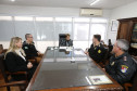 Secretaria Estadual de Educação do Paraná; Reunião no gabinete da Secretária Luciz Cortez com o Coronel Monteiro da PM. 21-05-18. Foto: Hedeson Alves