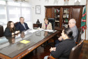 Secretaria Estadual de Educação do Paraná;  Reunião no gabinete da Secretária Lucia Cortez com o Gerson Luiz Ferreira Filho diretor geral da CGE. 28-06-18. Foto: Hedeson Alves