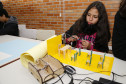 Secretaria Estadual de Educação do Paraná; Alunos do Colégio Estadual Aline Picheth participam de oficinas no SEED LAB. 12-07-18. Foto: Hedeson Alves