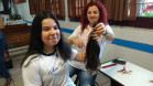 Doações serão destinadas à confecção de perucas para pessoas que estão em tratamento. O projeto “Doar não dói” é realizado na escola por seis alunos com coordenação dos professores, equipe pedagógica e direção do colégio. 