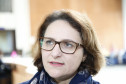 Secretaria Estadual de Educação do Paraná; II Simpósio de Neurociencias Aplicada e Educação Especial no auditório da FAculdade Bagozzi, na foto a professora Jacqueline Bense Siqueira. 23-10-18. Foto: Hedeson Alves