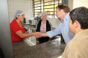 Qualidades do Programa Estadual da Alimentação Escolar e da Agricultura Familiar são salientadas durante visita de Arns a escolas em Tibagi. Foto do Colégio Estadual Baldomero Taques.