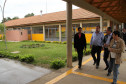 Qualidades do Programa Estadual da Alimentação Escolar e da Agricultura Familiar são salientadas durante visita de Arns a escolas em Tibagi. Foto do Colégio Estadual Baldomero Taques.
