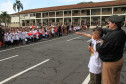 Na sexta-feira (18), Flávio Arns participou da formatura de mais 1,3 mil alunos dos 5º anos do ensino fundamental de escolas municipais de Curitiba.