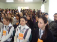 Com cerca de 200 pessoas, evento possibilitou interação entre escolas de diversas cidades da região.