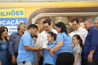 Inauguração de nova escola em Sarandi