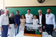 Nova escola Maria Loiola Guimarães que tem capacidade para 900 alunos, em Ortigueira