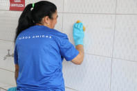 Programa Mãos Amigas conta com equipe feminina para atendimento a colégios da rede estadual em Curitiba