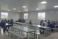 Refeitório de Colégio Cívico-Militar de Pato Branco passa por reestruturação completa 