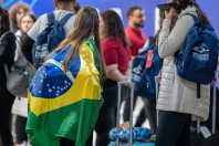 Com 187 embarques desta segunda, 579 estudantes da rede estadual já iniciaram intercâmbio