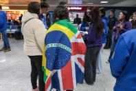Ganhando o Mundo: 125 alunos embarcam para intercâmbio na Inglaterra e Irlanda
