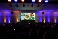 Evento de abertura do HackTech Paraná em Foz do Iguaçu (PR), na tarde desta terça-feira (23) no Rafain Palace Hotel & Convention