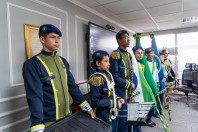 Fanfarra de colégio paranaense ganha prêmio em Santa Catarina