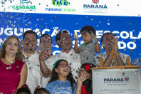 Com aporte de R$ 10 milhões do Estado, escola de Cascavel é inaugurada após reconstrução