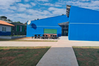 Escola Estadual do Campo Flávio dos Santos, em Palmeira (depois)