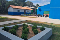 Escola Estadual do Campo Flávio dos Santos, em Palmeira (depois)