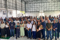 Colégio de Santo Antônio da Platina ganha nova quadra esportiva coberta