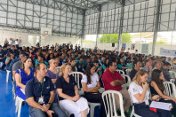 Colégio de Santo Antônio da Platina ganha nova quadra esportiva coberta