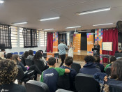 Estudantes de colégio estadual de Curitiba unem arte e robótica em mostra de esculturas interativas