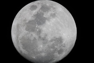 Imagens da lua captadas pelo telescópio do Parque da Ciência PR