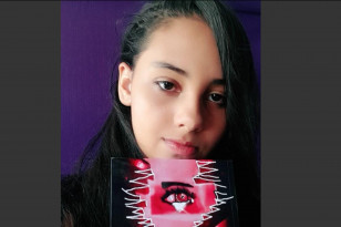 Ariane Emanuele Sztaler,14 anos, escreveu o livro "Bullying: caia fora dessa"