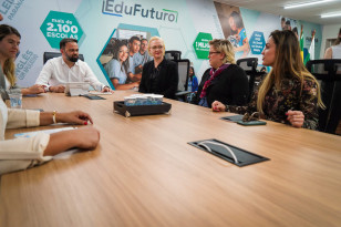 Secretário recebe representantes do The Finnish Centre of expertise in Education and Development (FinCEED)