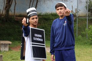 Escola estadual conquista prêmio com vídeo sobre riscos dos cigarros eletrônicos