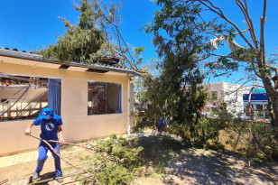 Presos concluem limpeza e reparos em prédios públicos de Rio Bonito do Iguaçu