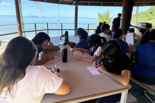 Escola do Mar começa a receber atividades com alunos do Litoral e impulsiona o turismo