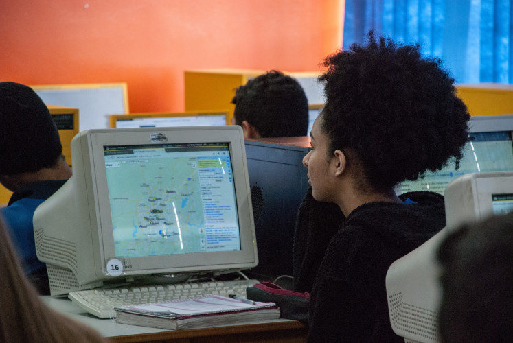 Estudante da rede estadual