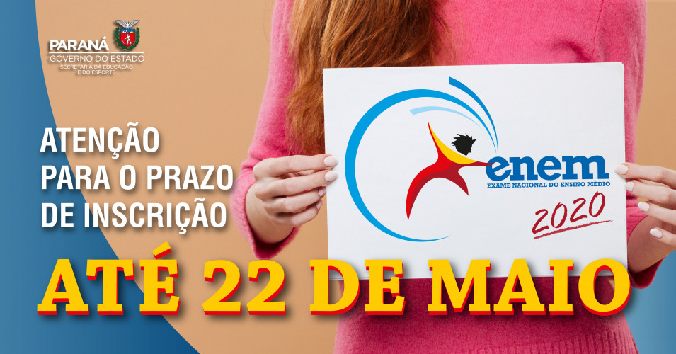Prazo para inscrição do Enem termina nesta sexta-feira (22)