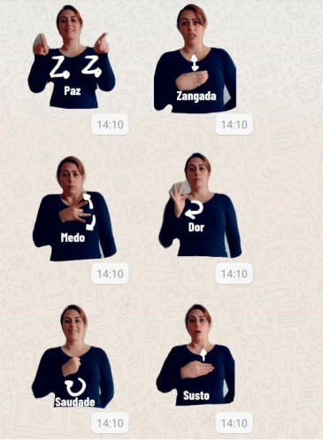 Figurinhas libras