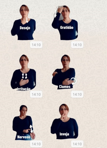 Figurinhas libras