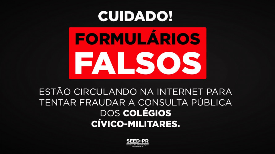 formulários falsos