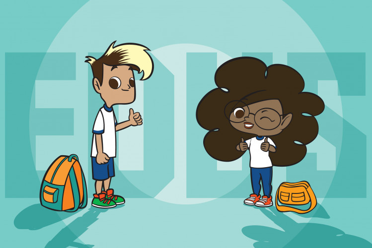 educação ganha personagens edu e duda os edus