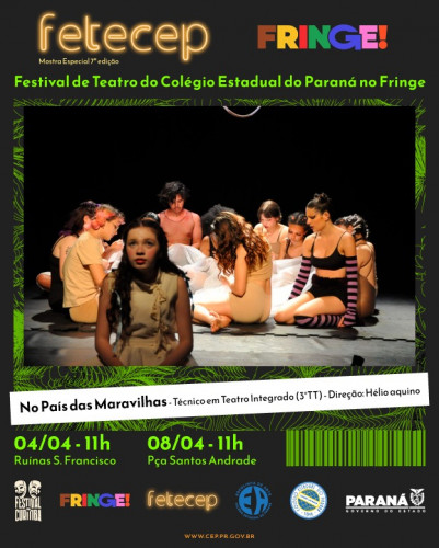 Espetáculos do CEP no Festival de Curitiba