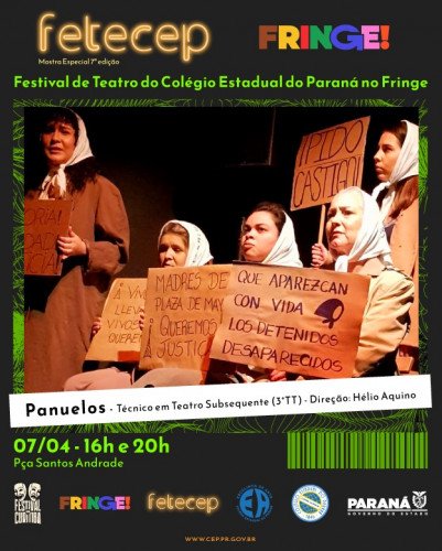 Espetáculos do CEP no Festival de Curitiba