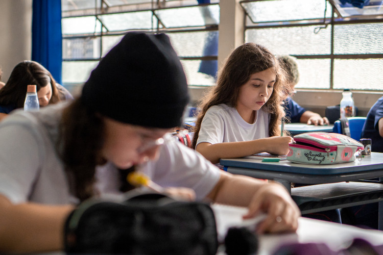 Alunos em sala