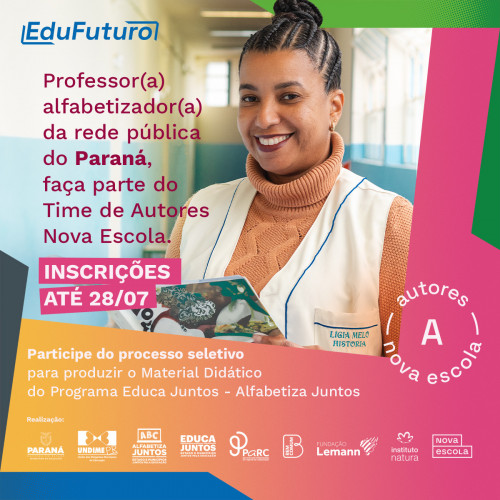 Iniciativa visa incluir professores e pedagogos que atuam no ciclo de alfabetização do Paraná, no processo de adaptação e criação de novos conteúdos didáticos
