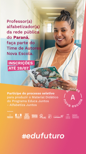 Iniciativa visa incluir professores e pedagogos que atuam no ciclo de alfabetização do Paraná, no processo de adaptação e criação de novos conteúdos didáticos